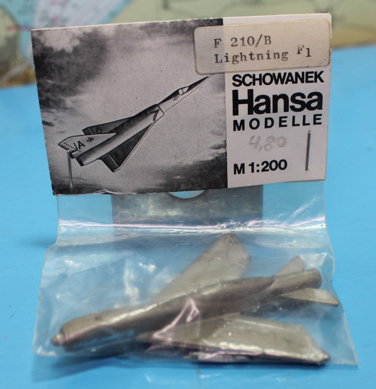 Flugzeug "Lihtning F1" (1 St.) Bausatz 1:200 Hansa Schowanek F 210B
